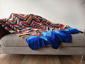 Manta Arcoíris Boho 214x145cm– Tejida a Crochet