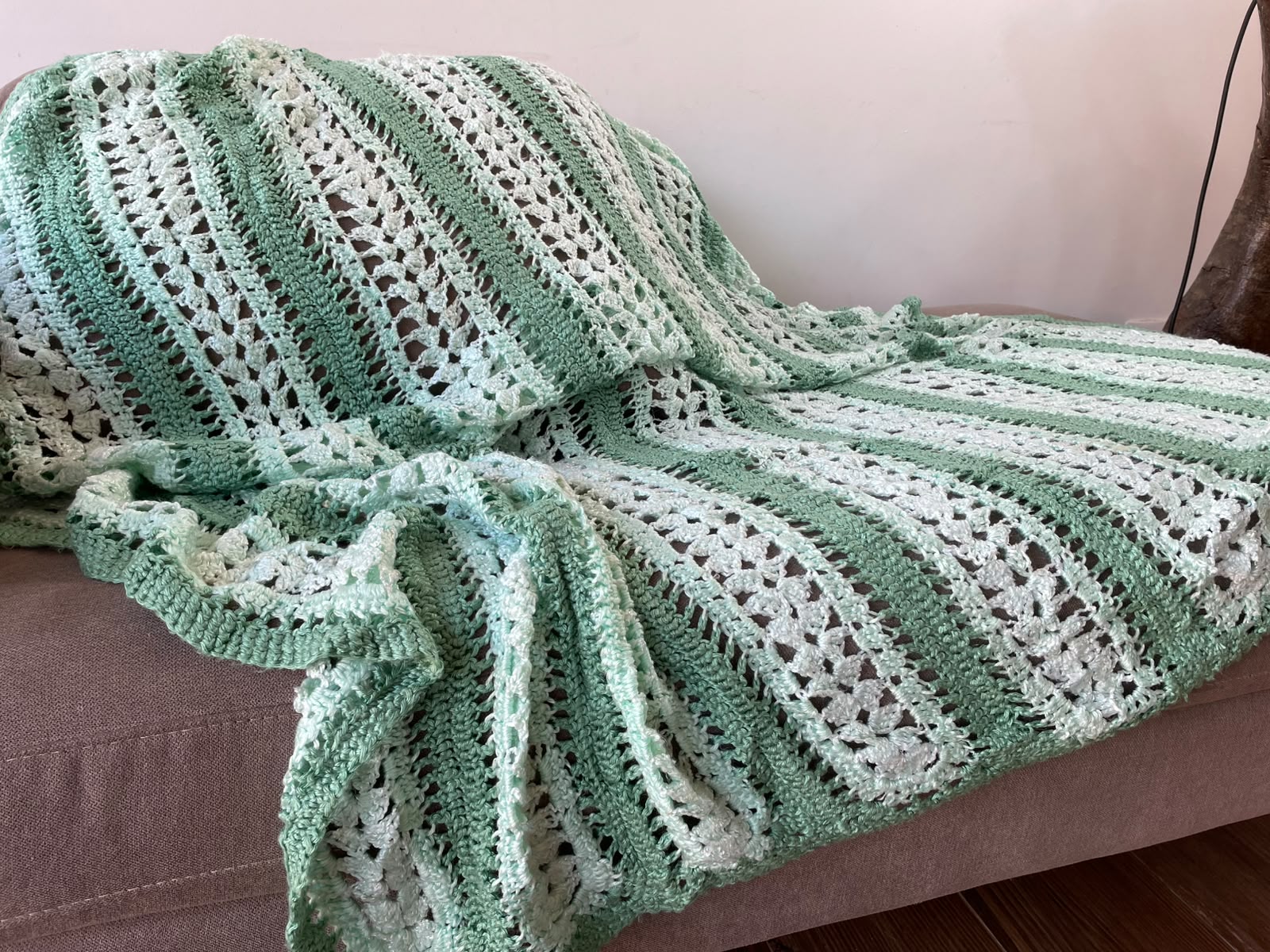 Manta Menta Silvestre  125x125cm