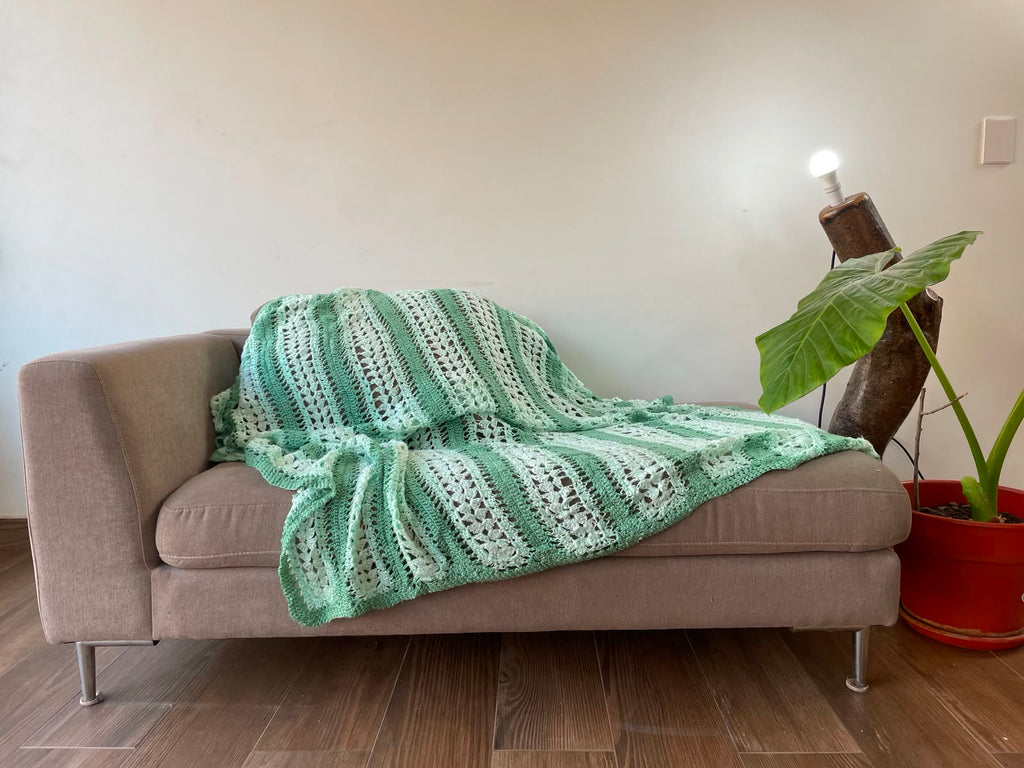 Manta Menta Silvestre  125x125cm